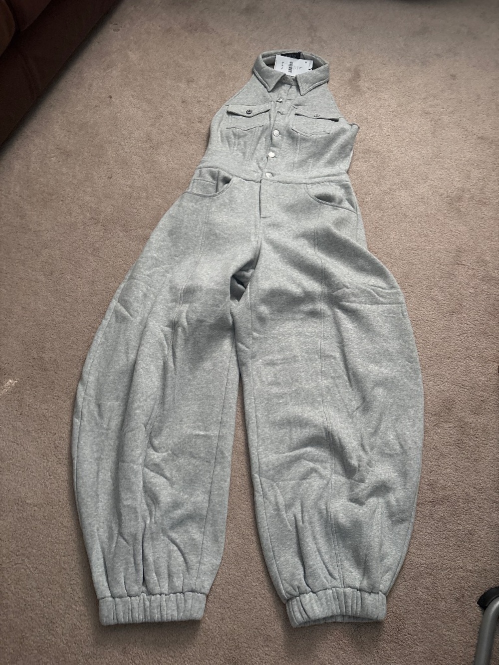 AKIRA JETSETTER JUMPSUIT IN FRENCH TERRY Size LL
